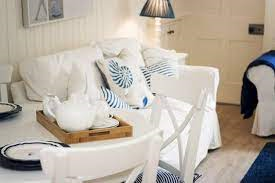 Dining table prepared for a relaxed meal